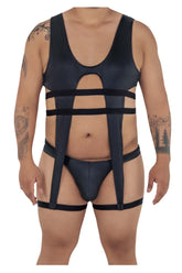 CandyMan 99541X Gladiator-Bodysuit, Farbe Schwarz